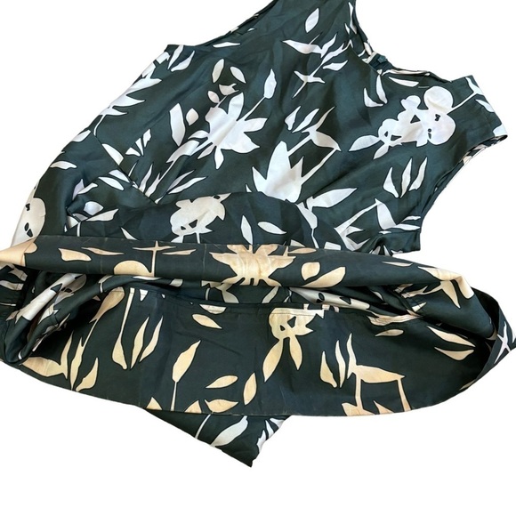 Marni 100% Silk Green Floral Tea Dress Women’s Size 2 Italian Flouce Feminine - Picture 15 of 16
